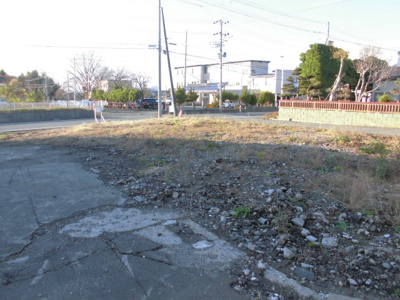 【前面道路含む現地写真】 | 大館市字七曲岱・売地