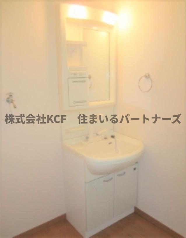 カーサキャッスルの洗面所|コンパクトで使いやすい洗面所