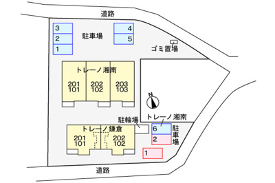 【駐車場】 | トレーノ鎌倉