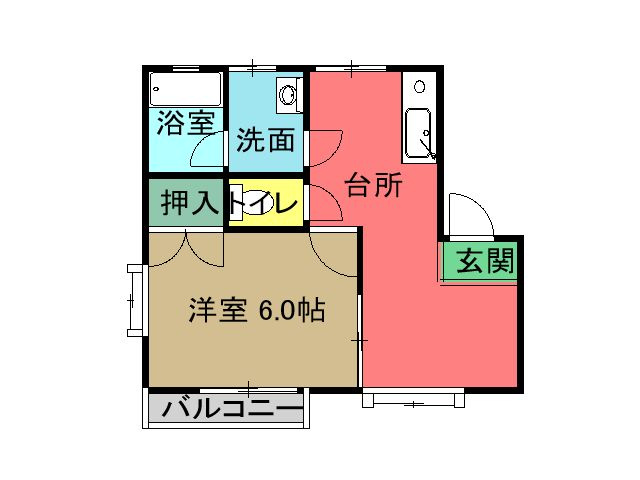 【間取り】 | レジデンス稲荷 Ｂ棟