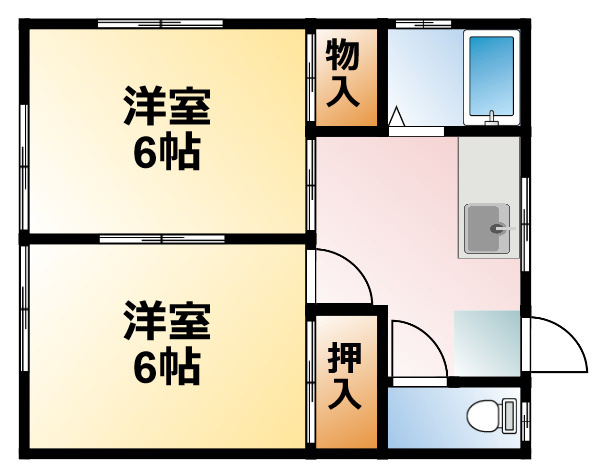 スターハイツ岬の間取り