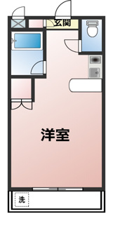 【間取り】 | エクセレント海老名Ｂ