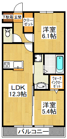 サントミーの間取り