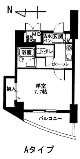 【間取り】 | アンシャンテ南堀江