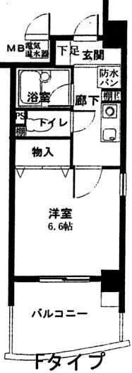 【間取り】 | アンシャンテ南堀江