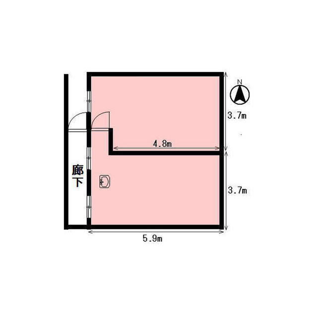 殿町5丁目事務所の間取り