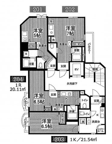コートヤード南青山の間取り