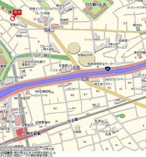 【地図】 | シンシア明大前