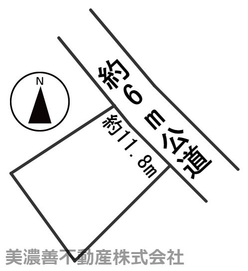 ５５７０３　揖斐郡大野町土地の区画図