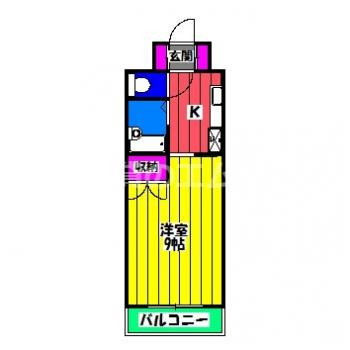 【間取り】 | サニーピア板付 | サニーピア板付の間取り
