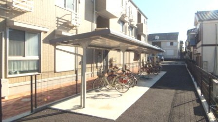 クリアコートのその他共用部分|敷地内に駐輪場あります。
