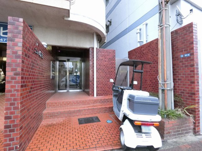 【エントランス】 | ニュー山王 | エントランス部分です。