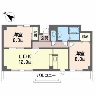 【間取り】 | クレールＩ・Ｋ