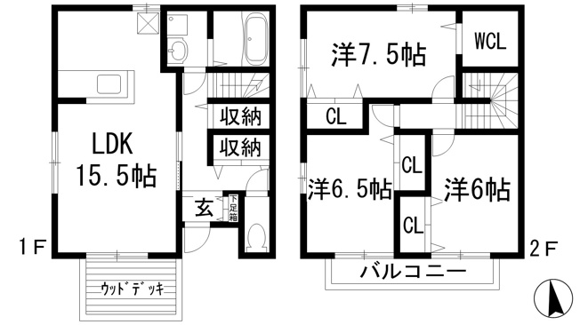 【間取り】 | レイクビュー鴻池