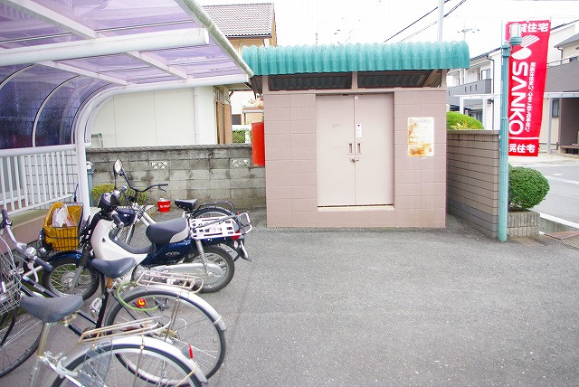 ふぁみーゆ音無のその他共用部分|自転車置き場です