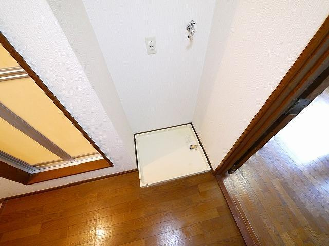 ラポール田井庄Aの設備|室内洗濯置場が設置している部屋です。