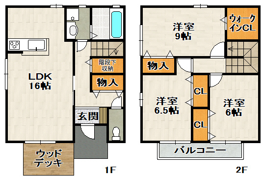 レイク・ビュー鴻池の間取り