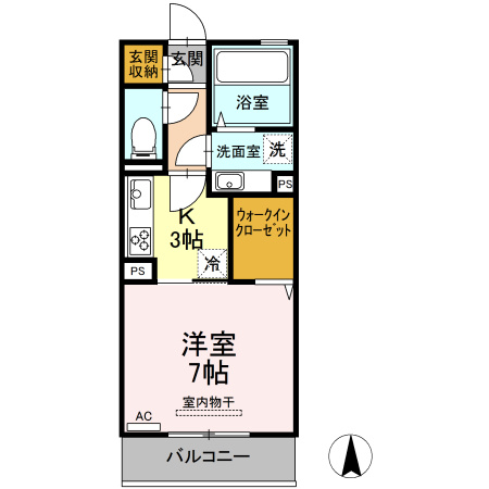 マーレ（嘉島）の間取り