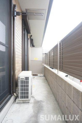 上益城郡益城町大字惣領のアパートのバルコニー