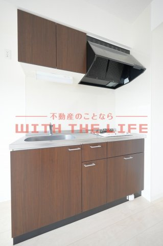 サンスクエアⅡ【キャッシュバック対象物件】のキッチン|コンパクトなキッチンで掃除もラクラク