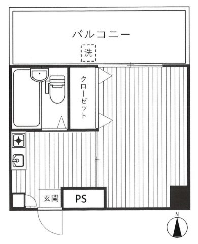 ハイマート大樹の間取り|1K
