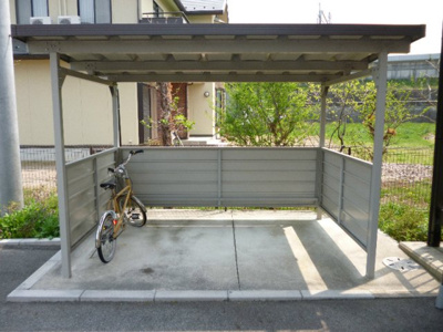 【その他共用部分】 | サンフレッシュ | 自転車置き場です