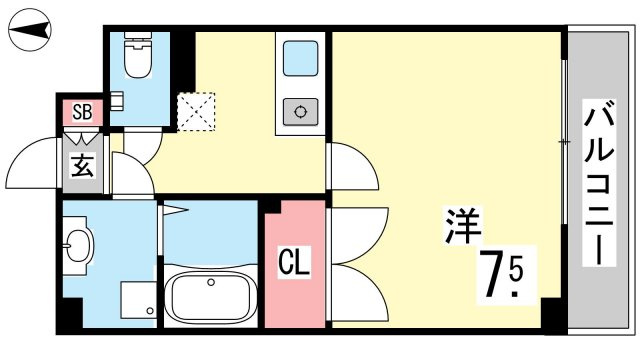 【間取り】 | パレ甲南山手