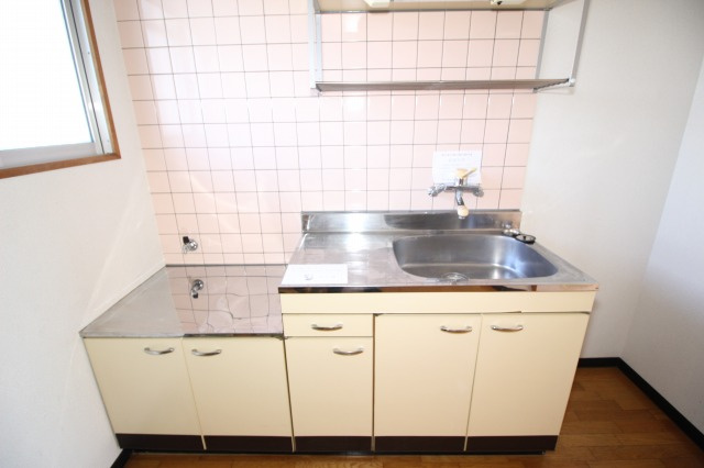 サンシティⅡのキッチン|お料理しやすいキッチンです