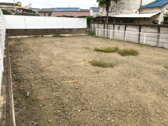 岸和田市吉井町3丁目　土地　新築の外観|土地約34.99坪　すぐに建築のお手配が可能な更地です！