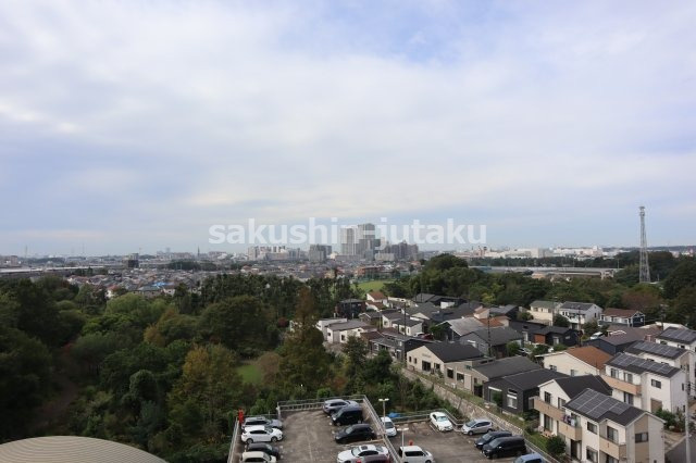 グリーンハイツ八千代　１０階部分の展望|スカイツリーも展望