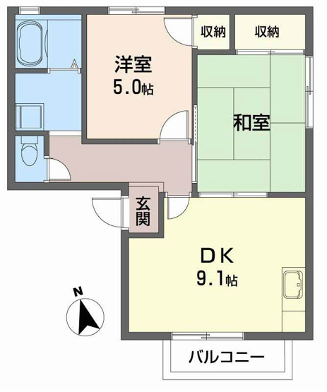 【間取り】 | ガーデンハイツ小二里