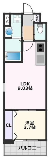 【間取り】 | V-ランコントル吹田