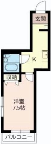 グランドールの間取り|広い洋室！最上階の角部屋で日当たりも良好♪