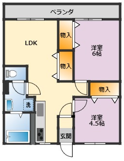 組坂ビル８の間取り|現状を優先致します。