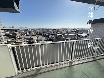 組坂ビル８のバルコニー