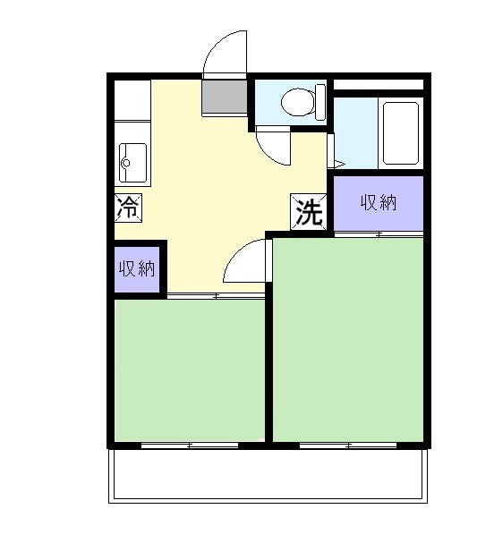 エクセル貴多川第3Ａの間取り