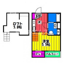 【間取り】 | フルーリール那珂の間取り