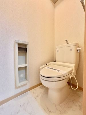 【トイレ】 | ミナミハイツフラワー | コンパクトで使いやすいトイレです