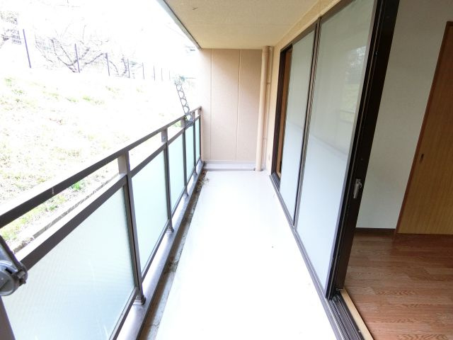 グリーンヒルあかしあのバルコニー