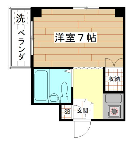 プリエール光陽(近畿大学一人暮らし)の間取り