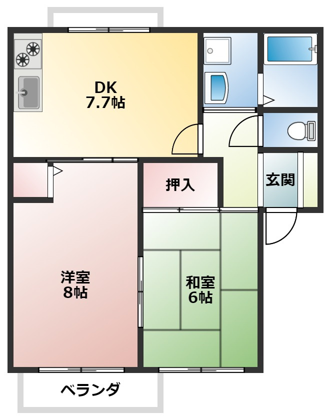 聖ソレアードの間取り