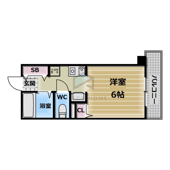 【間取り】 | ジュネス高井田 | 間取りです