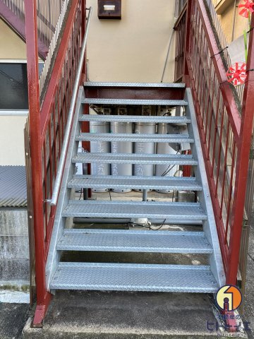 菊水アパートのその他共用部分|階段です