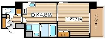 【間取り】 | ジュネーゼグラン淀屋橋