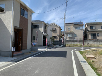 【前面道路含む現地写真】 | 大津市唐崎4丁目9付近　新築分譲