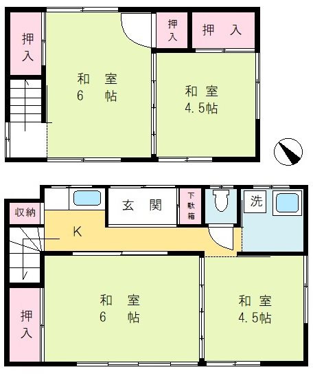 大和田4丁目戸建の間取り