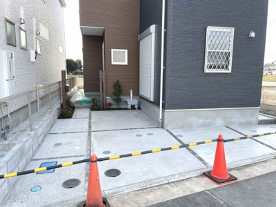 【外観】 | 新築【売主】MLH湘南台４棟　３号棟 | 外構はこんな感じです。