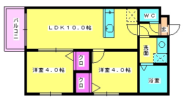 【間取り】 | Walea Hale Kasuga