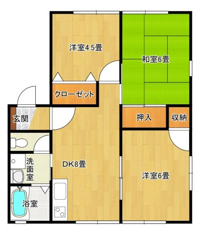 【間取り】 | カトレア城ヶ丘