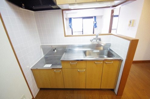 熊本市中央区坪井１丁目の賃貸マンションのキッチン